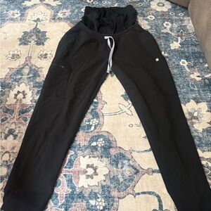 Black Jogger Pants with Drawstring